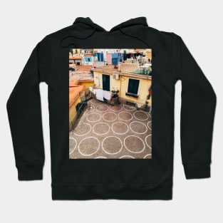 Laundry Drying in Quaint Seaside Village In Southern Italy Hoodie